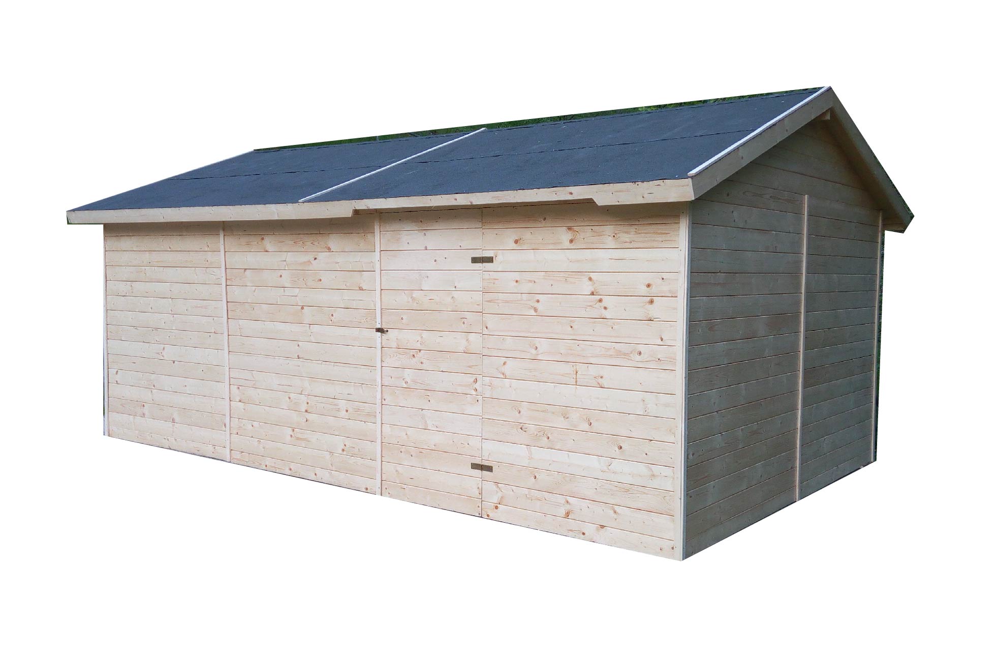 Garage aus Holz 3,3x5,3m (19mm)