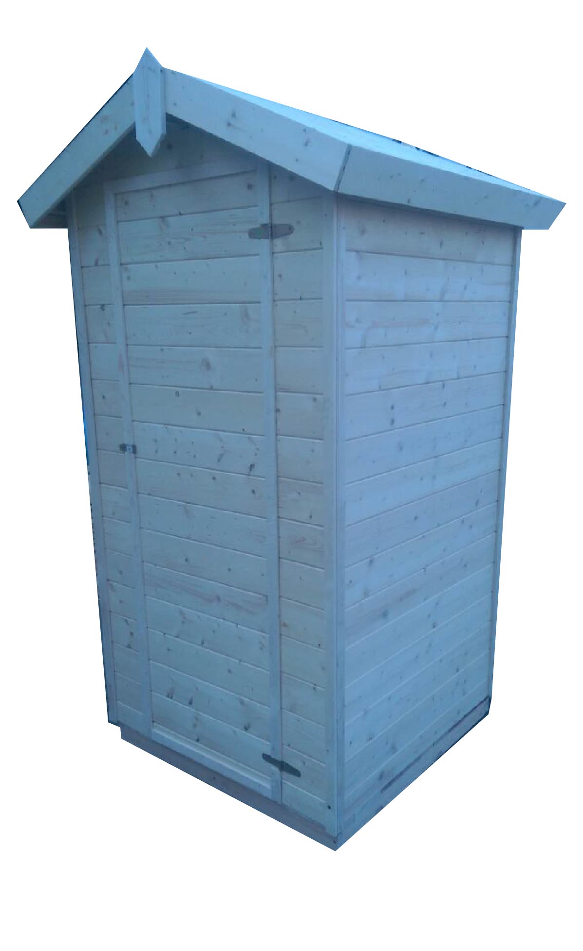 Latrine aus Holz / Toilettenhäuschen ohne Sitz, Gartentoilette, 16mm