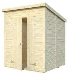Gartenhaus aus Holz 3,6m x 3,6m, (19mm) TOLEDO – Gerätehaus