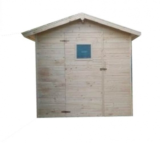 Gartenhaus aus Holz 2,3m x 2,3m, (16mm) mit Fenster, MARBELA – Gerätehaus
