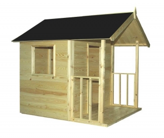 Gartenhäuschen für Kinder - Holz Kinderspielhaus CORY 1,2 x 1,8m