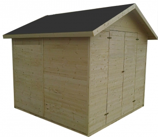 Gartenhaus aus Holz 2,7m x 2,7m, (16mm) CORUNA – Gerätehaus