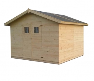 Gartenhaus aus Holz 2,7m x 2,7m, (16mm) mit Fenstern, MURCIA – Gerätehaus