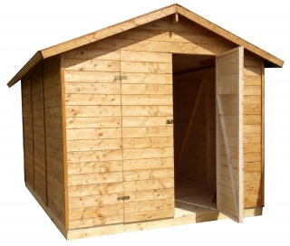 Gartenhaus aus Holz 3,3m x 3,9m, (19mm) CORDOBA II– Gerätehaus